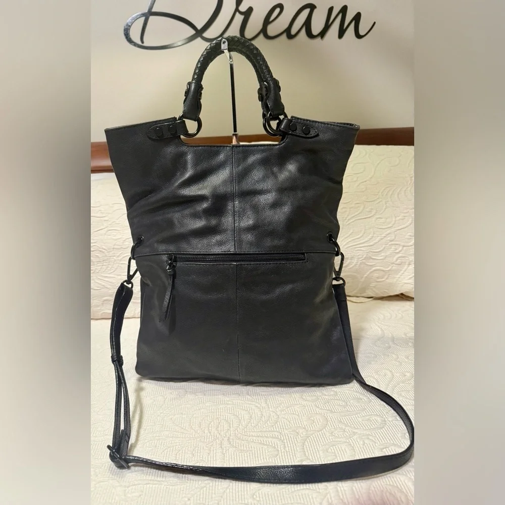 Gently Used Elliot Lucca Black Leather Women's Bag